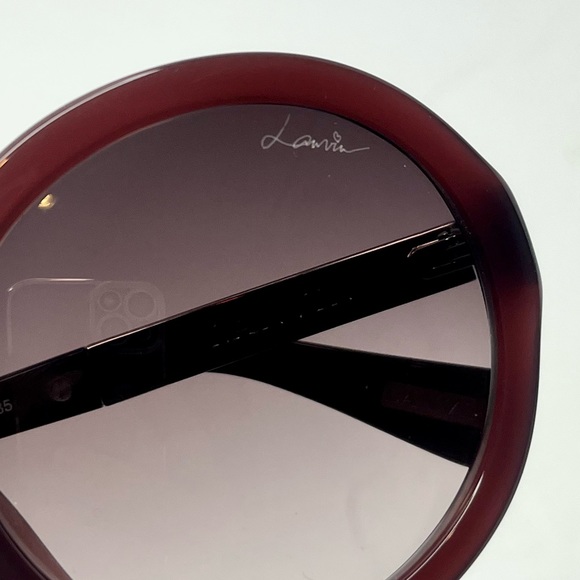 Lanvin ‘SLN 628’ Oversized Round Acetate Sunglasses - Picture 9 of 9